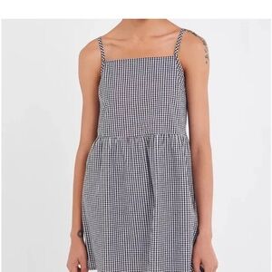 Urban Renewal Monochrome Gingham Mini Dress